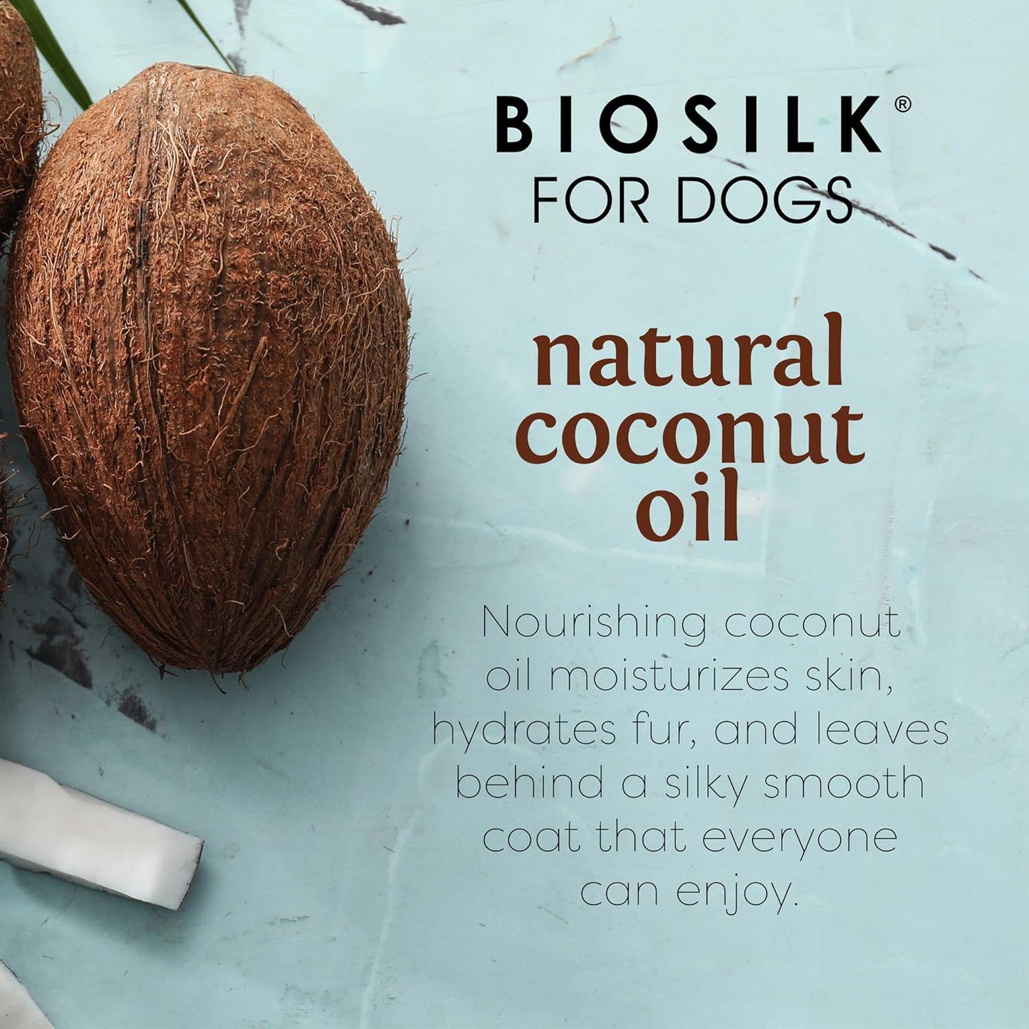 for Dogs Silk Therapy Dog Grooming Supplies, Coconut Oil - Dog Conditioner, Dog Shampoo, Puppy Shampoo, Pet Shampoo for Dogs Shampoo, Dog Wash, Dog Spray, Dog Detangler Spray, Pet Wash