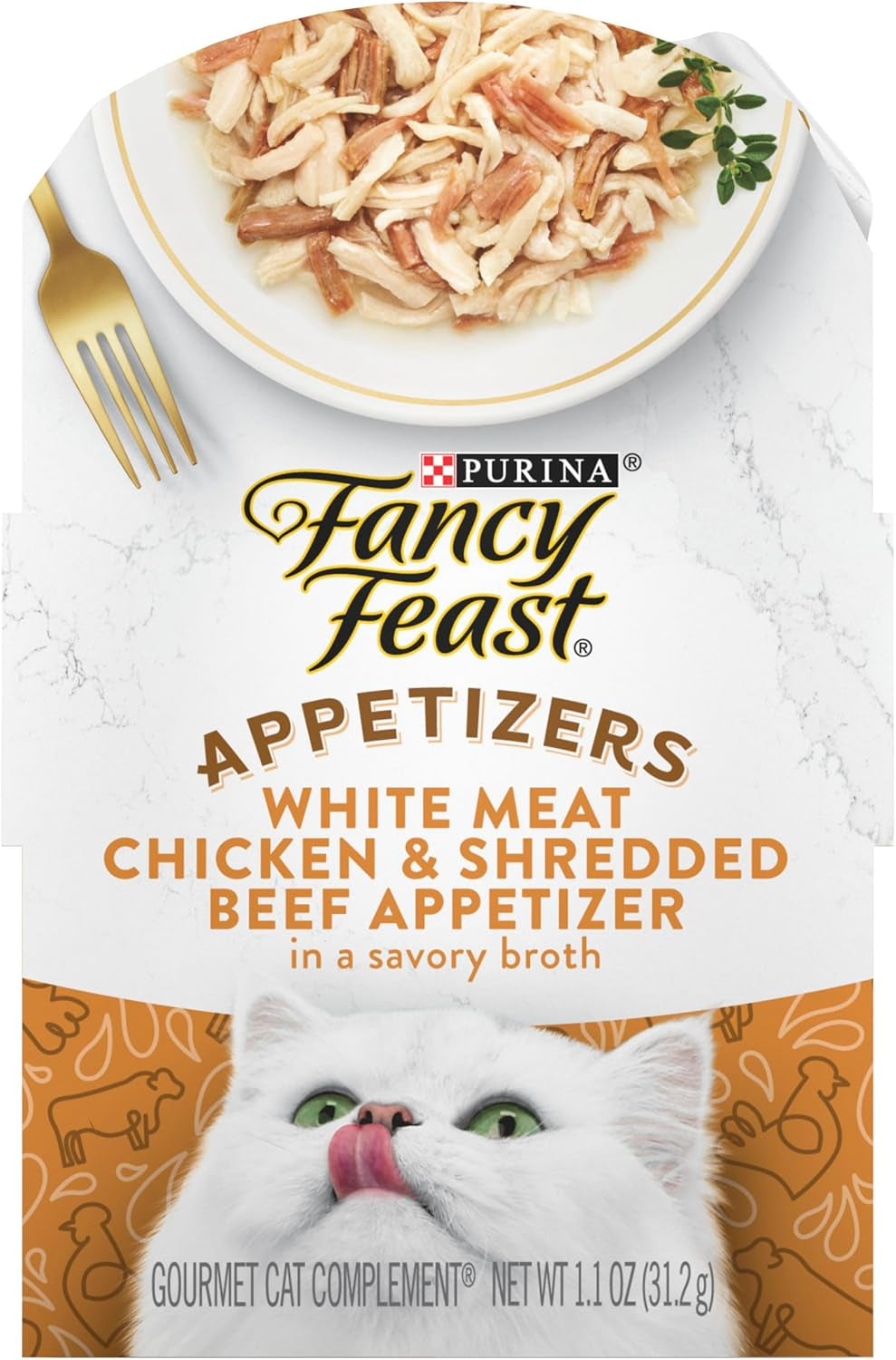 Purina Appetizers Adult Gourmet Wet Cat Food Complement