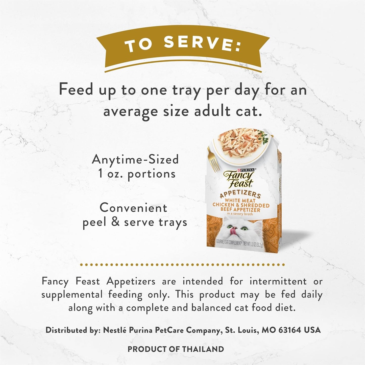 Purina Appetizers Adult Gourmet Wet Cat Food Complement