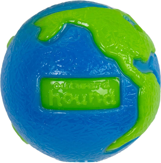 Orbee-Tuff Planet Ball Blue/Green Treat-Dispensing Dog Toy, Small