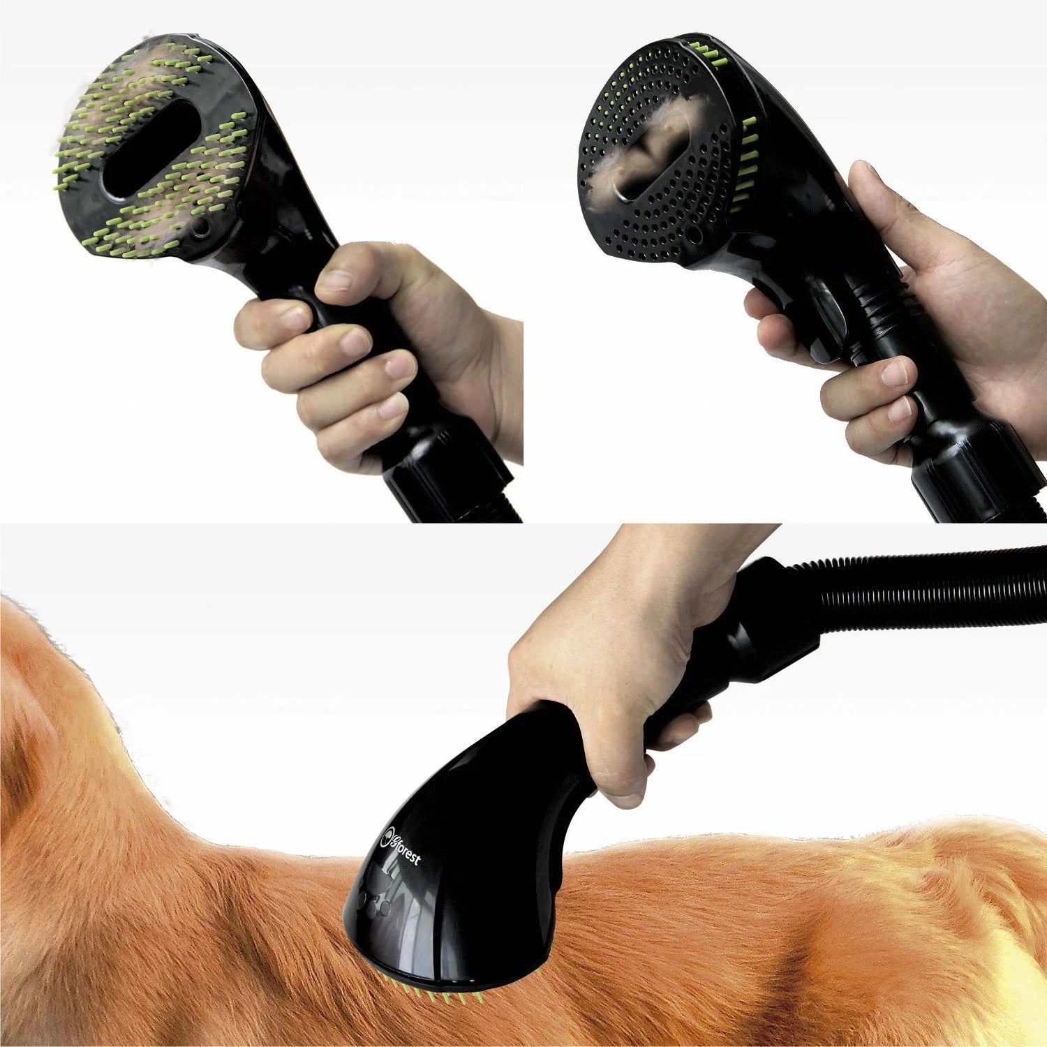 Pet Comb Grooming Brush Vacuum Attachment Tool Kit Great for Dogs and Cats